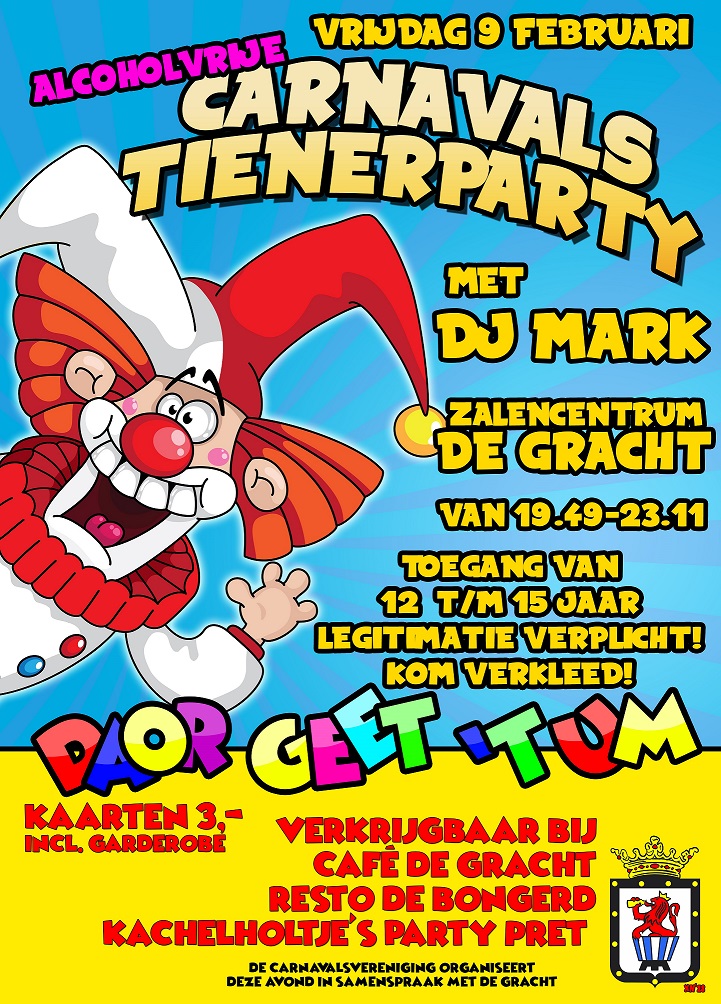 poster 2018 TIENERPARTY 2